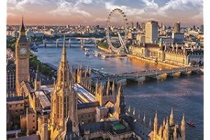 AVEJOYS Jigsaw Puzzles for Adults 1000 Piece London City 27.56 x 19.69 Inch Jigsaw Puzzle for Adult Educational Game Challenge Toy 1000 Pieces London Puzzles for Adult