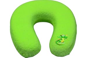 Petex 44490013 rolka pod kark, welur, 29 x 28 cm, z logo, zielona