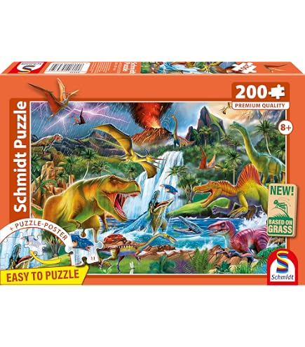 Schmidt Spiele 56539 Puzzle Missione Spaziale 200 Pezzi Per Bambini Da 8 Anni – Ecologico
