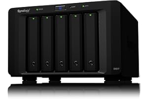 Synology DX517 15TB 5 Bay Desktop NAS Solution | Installed with 5 x 3TB Seagate IronWolf Drives | DX517/15TB IW
