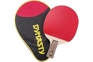 EXPERT TABLE TENNIS Dynasty Extra Penhold Tischtennisschläger und Tasche ITTF zugelassene Palio Gummis chinesischer Stil Ping Pong Schläger