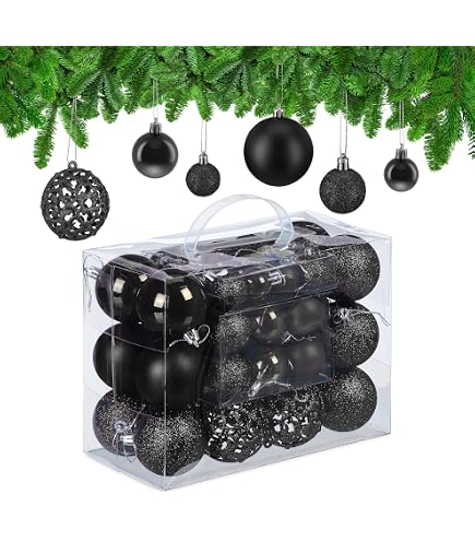 36 Palline Di Natale In Vetro 4 Cm – Opache E Lucide, Color Tortora, Per Decorazioni Albero Eleganti
