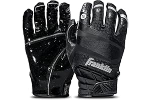 Franklin Sports Football Receiver Gloves - Adult and Youth Football Receiver Gloves - Extra-Grip Premium Football Gloves for All Ages - Hi-Tack - SFIA Approved