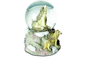 Impexit Schneekugel Wolf, Kunstharz, 7/4,5/4,5 cm