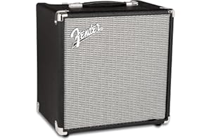 Fender Rumble 25, Bass Amp, 25W, Suitable For Electric Bass Guitar, Black/Silver