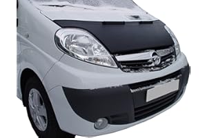 AUTO-BRA AB-00149 Car Bra Compatibile con Renault Trafic, Nissan Primastar, Opel Vivaro 2001-2014 Auto Copri Cofano Protezione Tuning