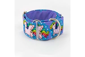 Galguita Amelie 0634438706007 Collana per Cani Unicorn Rainbow, M