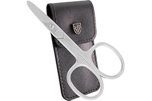 Drei Schwerter Tijeras para uñas - Redondeadas para diabéticos - Calidad de marca inoxidables [HECHA EN ALEMANIA] [Tijeras para uñas - redondeadas]