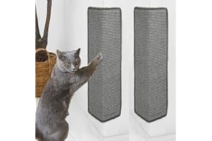 JANYOO Mata do drapania dla kota, sizalowa mata do drapania dla kota, na sofę, meble, drzwi, ochrona przed zadrapaniami, 60 x 25 cm (szara)