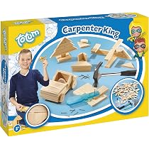 Kit D'Outils En Bois Pour Enfants - Jouet De Construction Avec Marteau, Scie, Tournevis - Pour Jeu De Rôle - À Partir De 6 Ans
