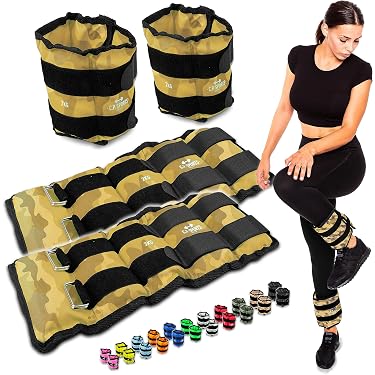 1 paire de poids pour cheville, poignet, bras, jambe de 12 LBS pour femmes, enfants et