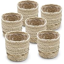 Set van 3 bloempotten NIKITI 29/35/40 cm taupe