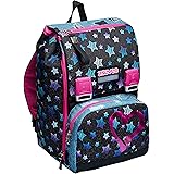 SEVEN Zaino Scuola Estensibile, Triplicabile, Star Plan, Multicolore, Bambine e Ragazze, Multi Scomparto, Maxi Capienza 31 lt