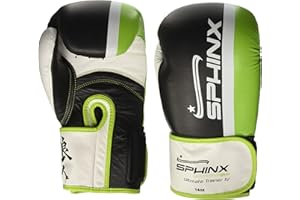 Sphinx Gear Ultimate Trainer IV, Guanto da Boxe Unisex-Adulto, Nero, 14 oz