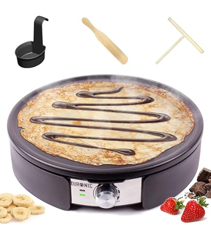 Creperia Elettrica DCG CM5760 - Piastra Antiaderente 30cm, 900W, Termostato Regolabile - Foto 9