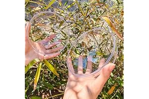 YOZIEMQ Acrylic hollow ball, Clear Plastic Fillable Ornaments Ball, DIY Clear Plastic Balls for New Years Present,Xmas Tree,Home Decoration,Wedding,Party (14cm/5.51inch，5PCS)