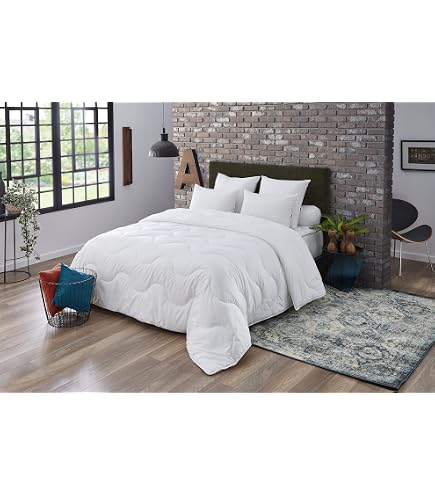 Nora Home Couette Été 140x200 Anti-acariens Fibre 3D 125g/m² - Légère Et Respirante