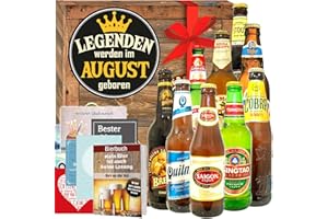 ‎OSTPRODUKTE-VERSAND Legenden werden im August geboren + Biere aus der Welt + August Geschenkidee