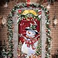 Banner Porta Natale Striscioni Natalizi Copertura Porta Natalizia Tenda Natale p 313051718757