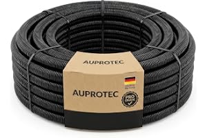 AUPROTEC Flexrör kabelrör 2 5 10 25 eller 50 m kabelskydd mård skydd rör ej slitsad