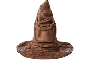Wizarding World, Talking Sorting Hat with 15 Phrases for Harry Potter Pretend Play Kids’ Fancy Dress Role Play Toys for Ages 5 and up