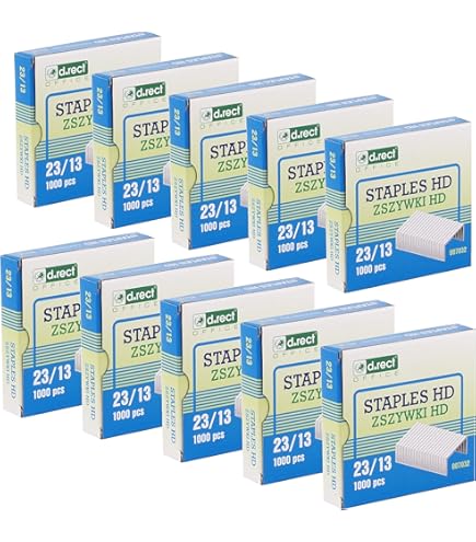 Graffette Per Cucitrice 23/8 - 10.000 Pezzi Argentate, Per Ufficio, Scuola, Casa - Foto 6