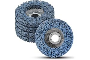 NuoDunco 125MM CSD Scheibe Schleifscheiben,5 Stück blaue Reinigungsscheiben, Nylon Flex Scheiben Entfernung Von Farben Rost für Winkelschleifer