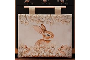 PETTI Artigiani Italiani - Copriforno Pasqua, Copriforno Pasqua Cucina, Copriforno Moderno per Pasqua in Stampa Digitale, 100% Made in Italy