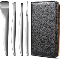 Professioneller Hornhauthobel Fußschaber Set – Mit Edelstahlgriff, 10 Ersatzklingen, Pediküre Messer