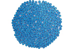 KELZIA 230 Pelas de Cera Vegana para Sellos - Cera para lacrar Invitaciones de Boda, Cumpleaños, Tarjetas Regalo, Cartas (AZUL)