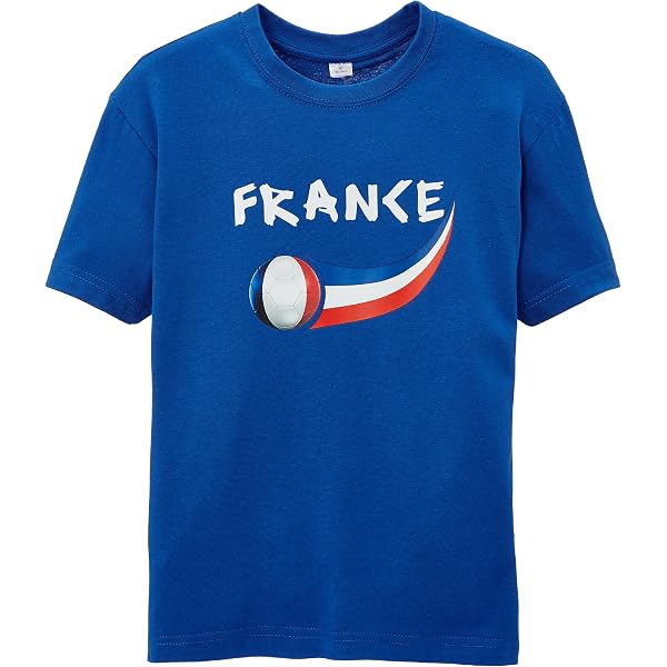 T-Shirt Portugal Supportershop - Maille Interlock 100% Polyester Pour Garçon