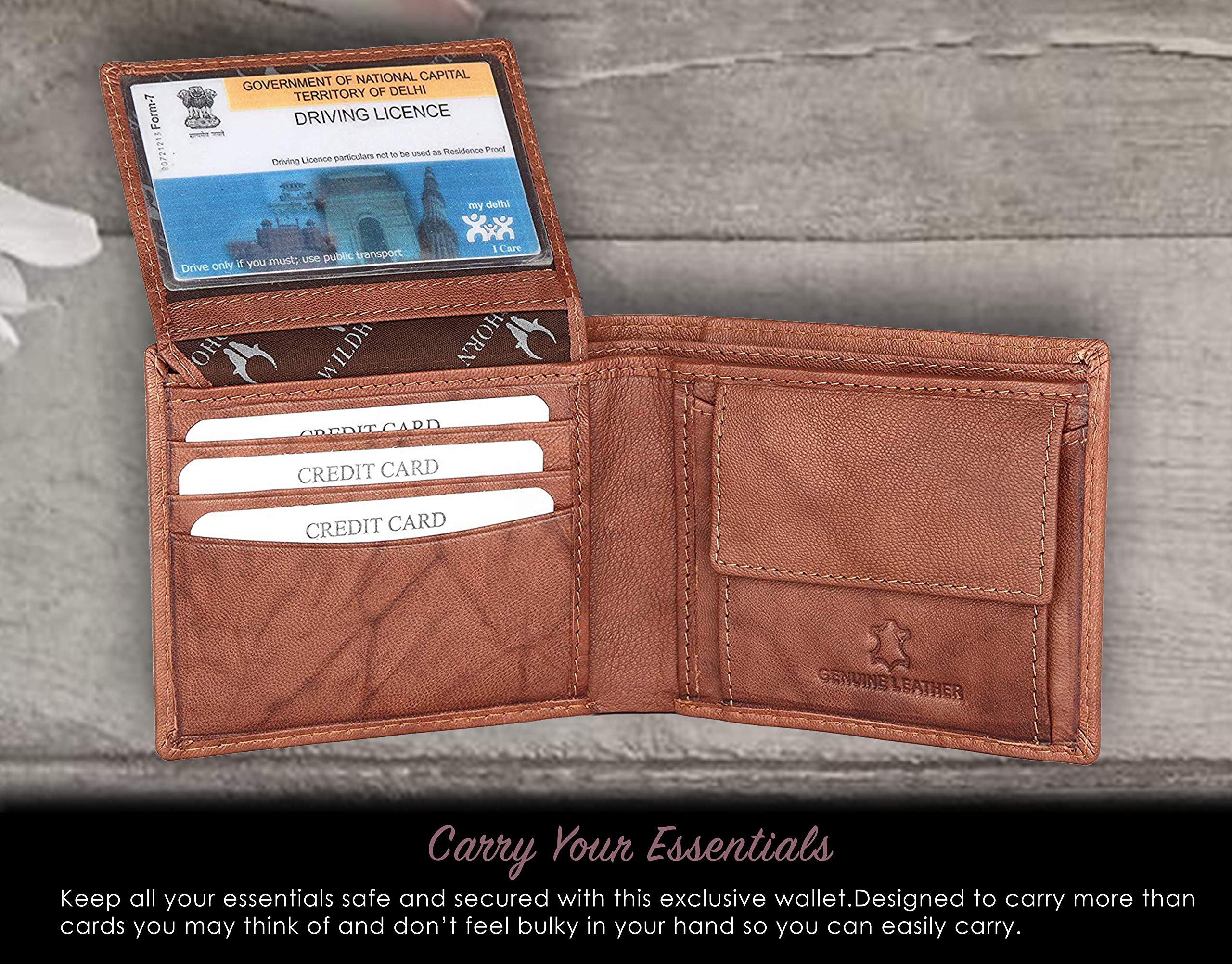 WildHorn Leather Wallet for Men - Image 4