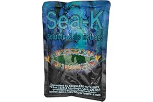 GREENLEAF NUTRIENTS Seaweed and Kelp Fertilizer for Plants - Organic Sea-K - Concentrated Extract Powder Nutrient Makes 700 Liters