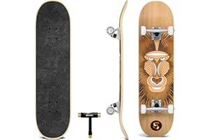 Skatro - Pro Skateboard, 78,7 cm, komplettes Skateboard, Alter: Erwachsene, Jungen, Mädchen, Anfänger und Kinder.