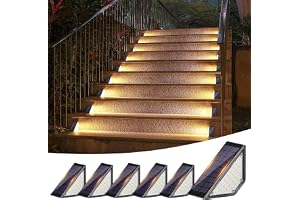 Solar Garden Outside Lights Garden LED Garden Lampor, Pathway Dekoration, Trappor IP65 LED-lampor, Vattentät, Balkong, Golv