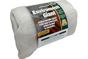 Agralan Enviromesh 'Giant' | Fine Insect Netting Mesh | Keep Insects Off Crops | 3.6m x 6m |