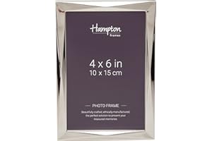 Hampton Frames Photo Frame, Silver, 4x6 (10x15cm)