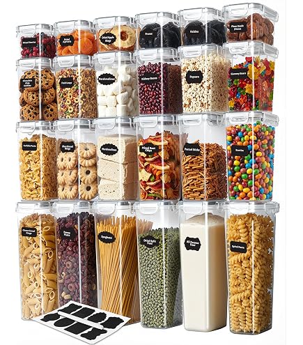 Contenitori Eretici per Alienti,16 Pezzi Contenitori Pasta in Plastica con Coperchio,Senza BPA