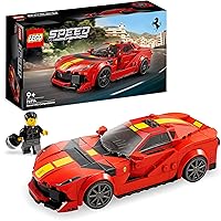 LEGO Speed Champions Ferrari 812 Competizione, Modellino di Auto Sportiva da Costruire, Set con Macchina Giocattolo da Collez