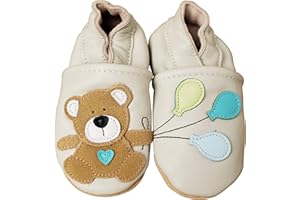ENGEL + PIRATEN Engel und Piraten Krabbelschuhe - MARKENQUALITÄT VIELE Motive bis 4 Jahre Babyschuhe Leder Babyhausschuhe Lauflernschuhe Lederpuschen Hausschuhe