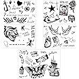 Ultimate Tattoo Set - Singer - Over 65 Tattoos - Perfect For Concerts, Halloween, Cosplay, Dress Up