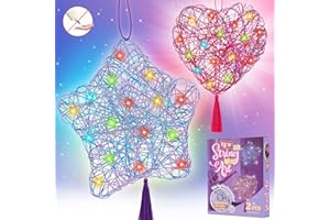 DIKENCE Cadeau Fille 8 9 10 11 12 Ans: Activites Manuelles Pour Enfants Jouet Fille 8 9 10 Ans Loisirs Créatifs Fille 10-8 Ans Veilleuse Enfant Lanterne Kit Bricolage Enfant Decoration Salon Chambre Murale