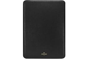 Comfyable Laptop Sleeve 15 Inch Precisely Compatible with MacBook Air 15-inch M4 2025 A3241 M3 2024 A3114 M2 2023 A2941, Faux Leather Cover Case, Black