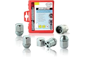 Heyner Germany Fits Nissan Juke 2010-2019 Models StillBull Locking Wheel Nuts M12x1.25 Set 4 Locks Alloys Antitheft Protection Bolts CGG