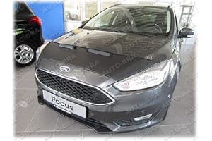 AUTO-BRA AB-00314 Auto BRA kompatibel mit Ford Focus 3 III 2014-2018 Haubenbra Steinschlagschutz Tuning Bonnet Bra