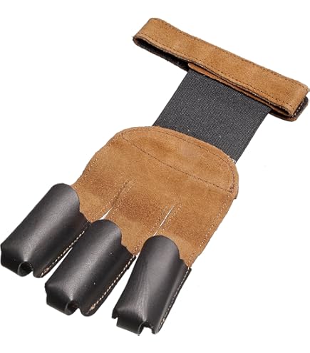 ElToro Fingerhandschuh I – Weicher Bogenschieß-Handschuh Für Recurve & Langbogen, Mit Klettverschluss