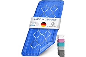 Schwanfeld® [91 x 36cm] Badewannenmatte [EXTRA SICHER] - inkl. extra starken Saugnäpfen - Badematte rutschfest BPA frei - Antirutschmatte Badewanne (Made in Germany) - sichere Rutschmatte Badewanne