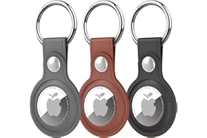 Diruite 3 Piezas Compatible con Apple AirTag Llavero(Locator Tracker),Funda Proteccion Finder Colgante para Apple AirTags Protector Case