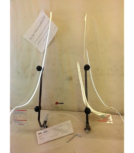 GIVI Kit Attacchi Parabrezza A107AFM Per Lastra 107A, Compatibile Piaggio Liberty 50-200 2002-2023