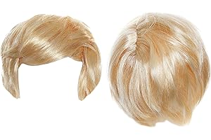 I LOVE FANCY DRESS ILOVEFANCYDRESS BILLIONAIRE PRESIDENT TRUMP WIG - POLITICIAN'S WIG COMB OVER HAIR PIECE - X1